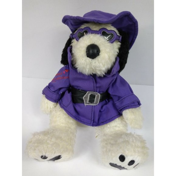 Secret Admirer White Dog in Purple Coat ❤  and Hat Stuffed Plush 9" First & Main - Picture 8 of 11